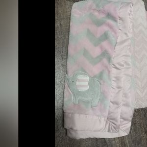 Pink fuzzy baby blankets